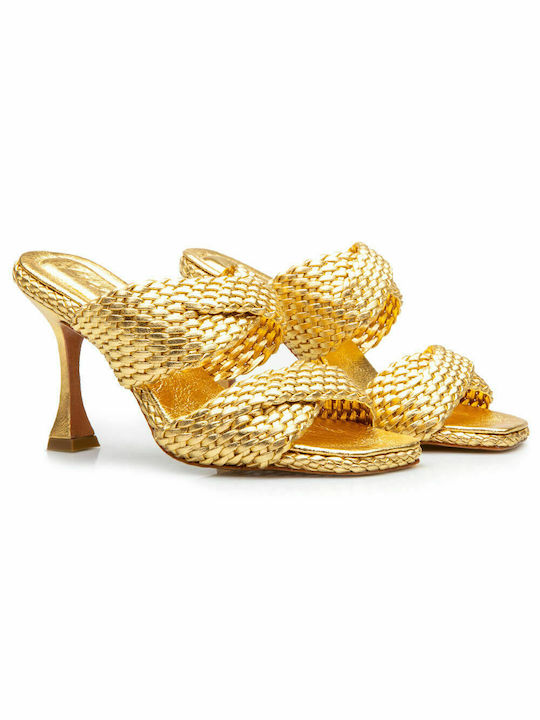 Vicenza Valentina Gold Slides