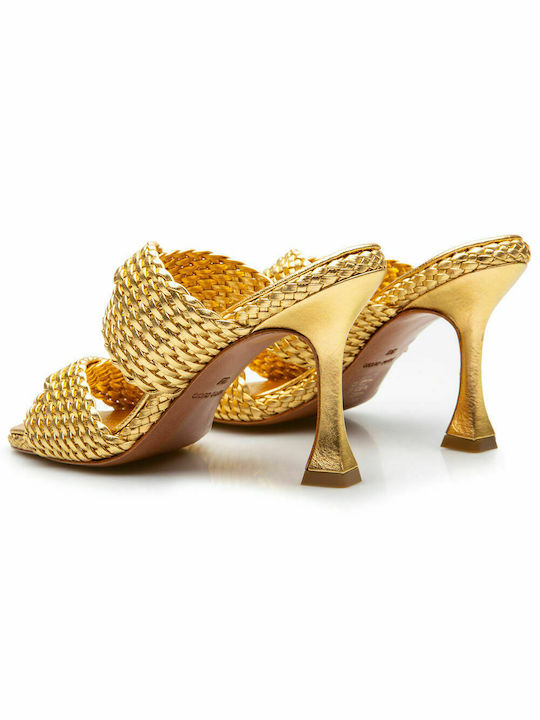 Vicenza Valentina Gold Slides