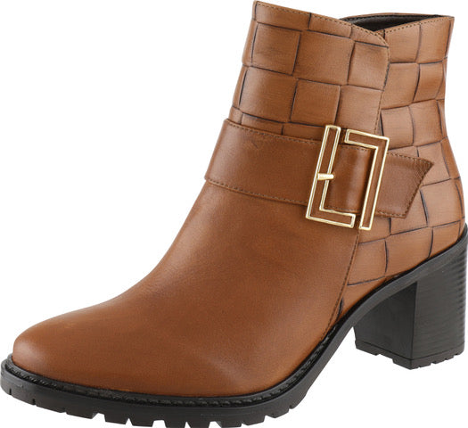 Luz da Lua Luna Brandy Mid Heel Ankle Boot